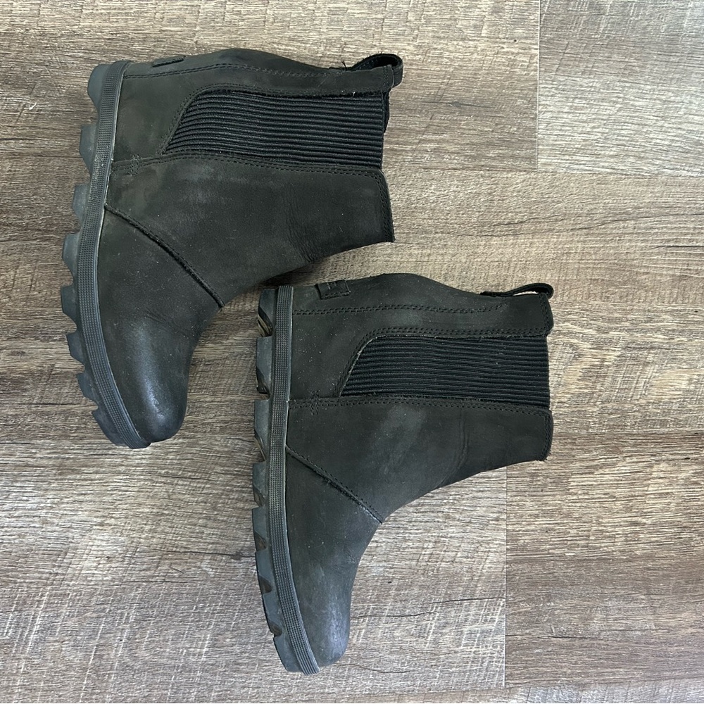 Sorel Black Heeled Boots